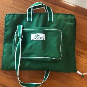 Lacoste Kelly Gr Garment Bag.Like new, never used.